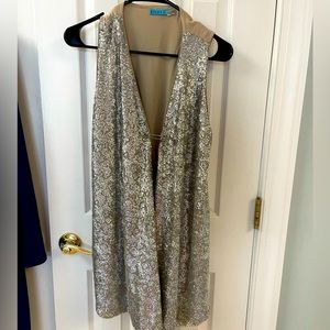 Alice & Olivia sequin vest